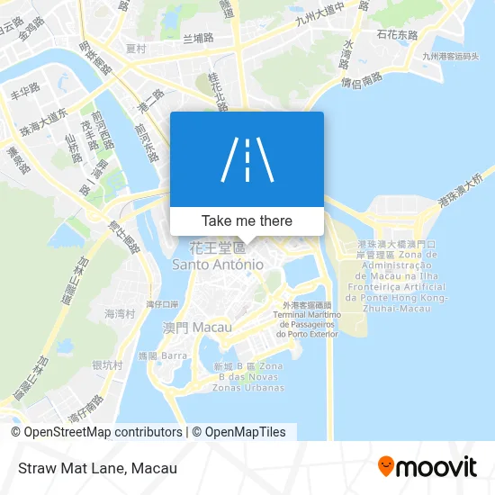 草蓆巷 Travessa Da Esteira map