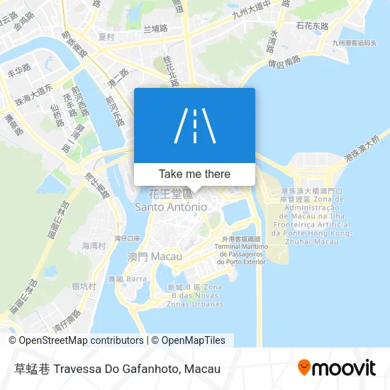 草蜢巷 Travessa Do Gafanhoto地圖