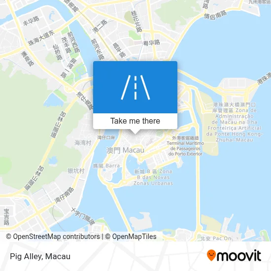 豬里(史山豬圍) Beco Do Porco map