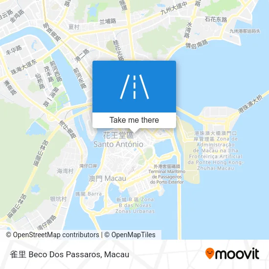 雀里 Beco Dos Passaros map
