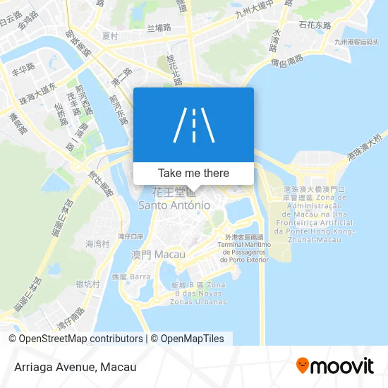 雅廉訪大馬路 Avenida Do Ouvidor Arriaga地圖
