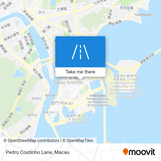 Pedro Coutinho Lane map
