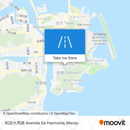和諧大馬路 Avenida Da Harmonia map