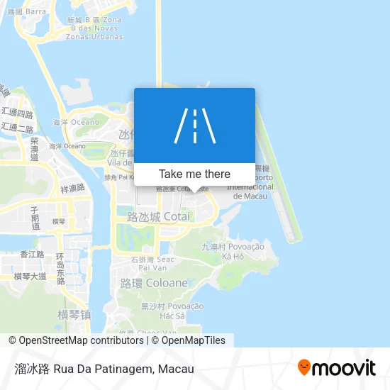 溜冰路 Rua Da Patinagem地圖