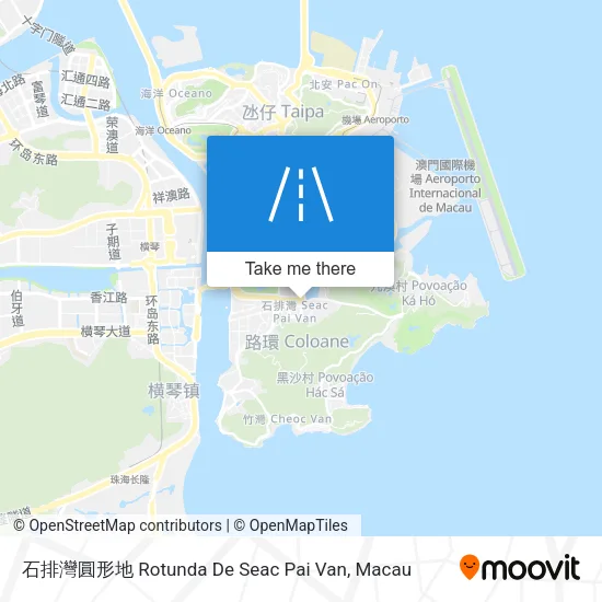 石排灣圓形地 Rotunda De Seac Pai Van map