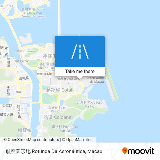 航空圓形地 Rotunda Da Aeronáutica地圖