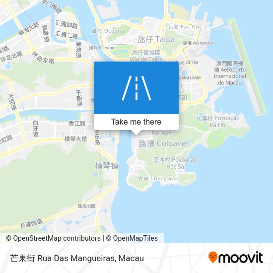 芒果街 Rua Das Mangueiras map