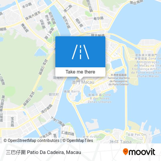 三巴仔圍 Patio Da Cadeira地圖
