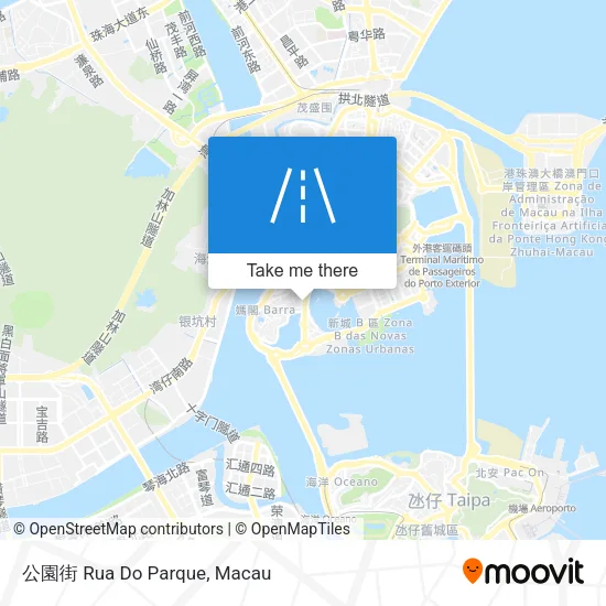 公園街 Rua Do Parque map