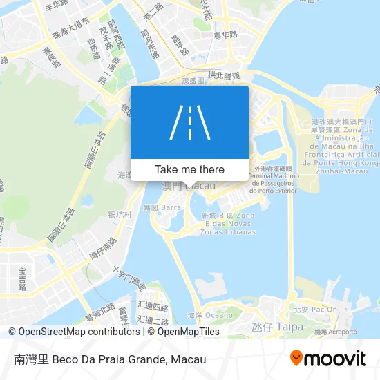 南灣里 Beco Da Praia Grande map