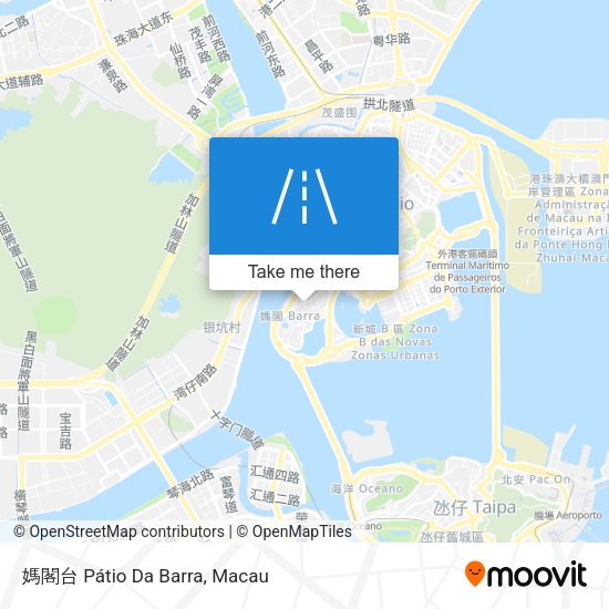 媽閣台 Pátio Da Barra地圖
