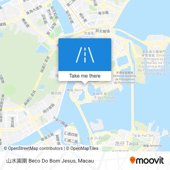 山水園圍 Beco Do Bom Jesus map