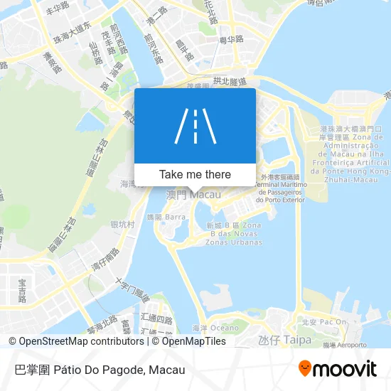 巴掌圍 Pátio Do Pagode map