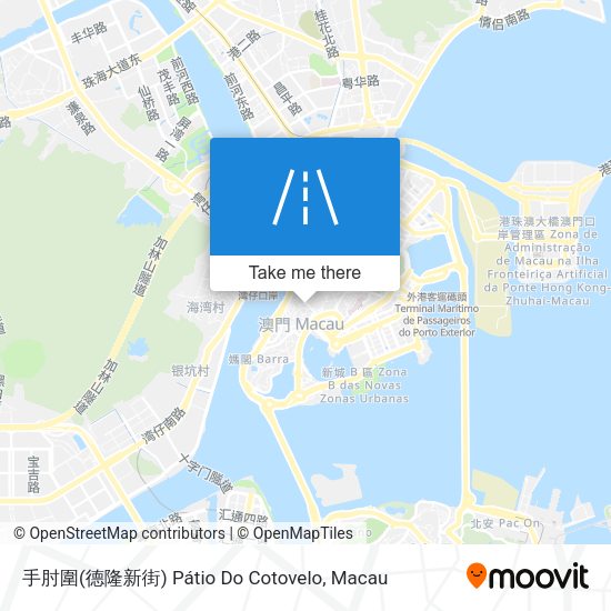 手肘圍(德隆新街) Pátio Do Cotovelo地圖
