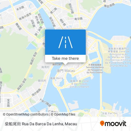 柴船尾街 Rua Da Barca Da Lenha map