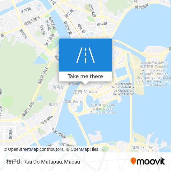 桔仔街 Rua Do Matapau map