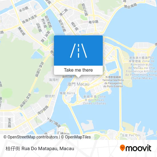 桔仔街 Rua Do Matapau地圖
