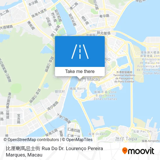 比厘喇馬忌士街 Rua Do Dr. Lourenço Pereira Marques map