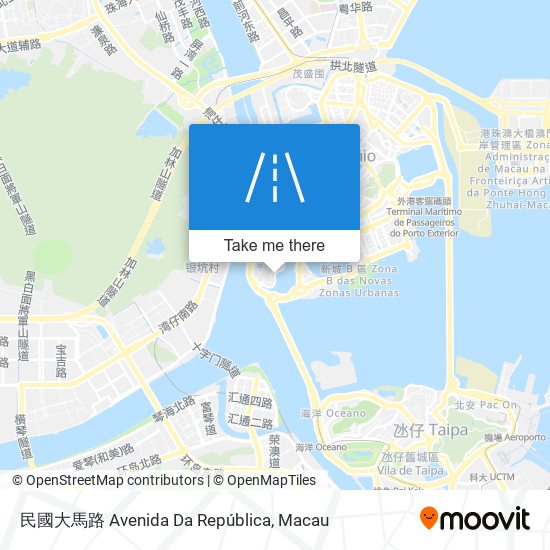 民國大馬路 Avenida Da República地圖