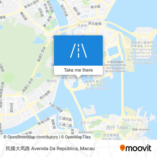 民國大馬路 Avenida Da República map