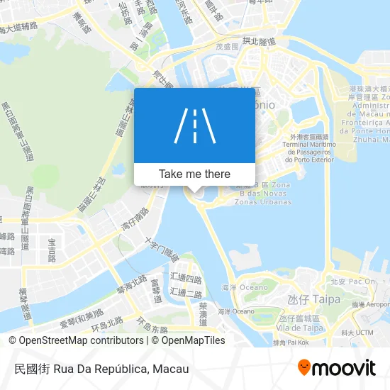 民國街 Rua Da República map