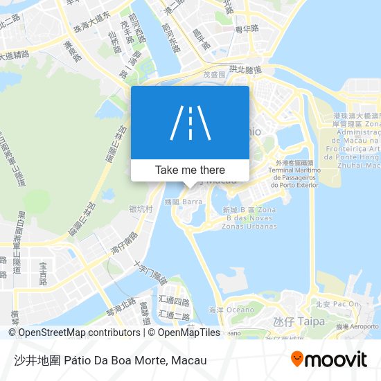 沙井地圍 Pátio Da Boa Morte地圖