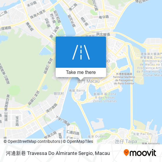 河邊新巷 Travessa Do Almirante Sergio map