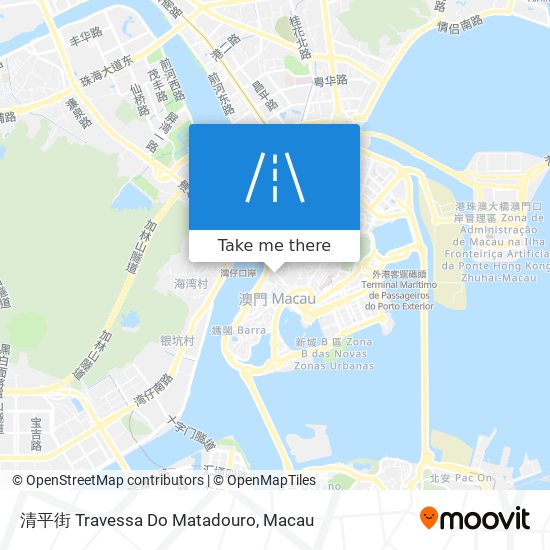 清平街 Travessa Do Matadouro map