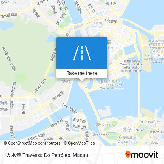 火水巷 Travessa Do Petróleo地圖