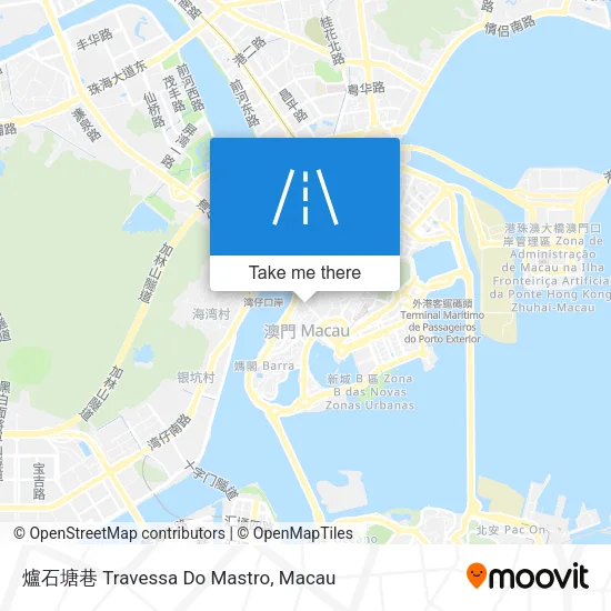 爐石塘巷 Travessa Do Mastro map