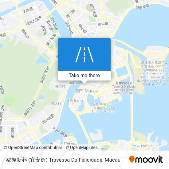 福隆新巷 (宜安街) Travessa Da Felicidade地圖