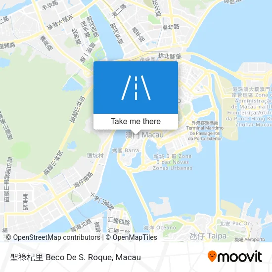 聖祿杞里 Beco De S. Roque map