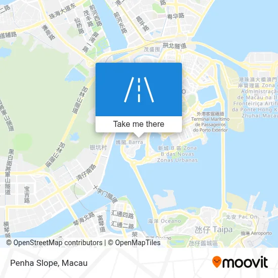 西望洋斜巷 Calçada Da Penha map