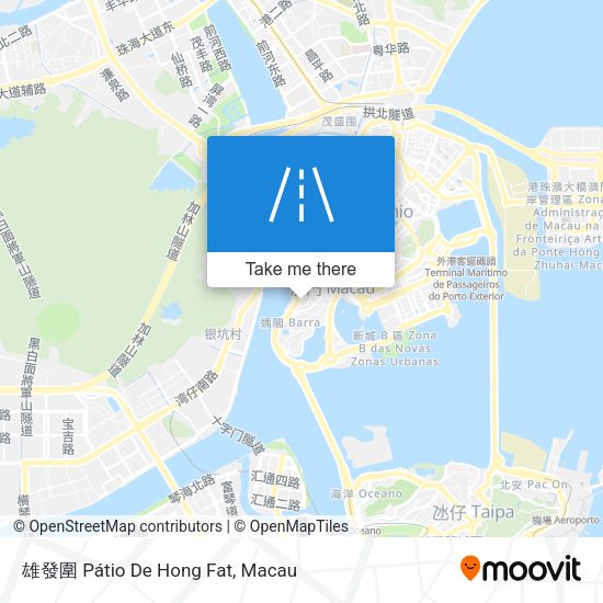 雄發圍 Pátio De Hong Fat map