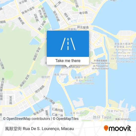 風順堂街 Rua De S. Lourenço map