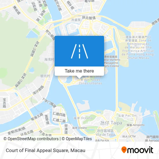 Court of Final Appeal Square map