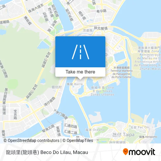 龍頭里(龍頭巷) Beco Do Lilau地圖