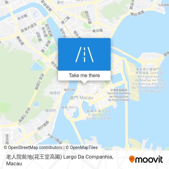 老人院前地(花王堂高園) Largo Da Companhia地圖