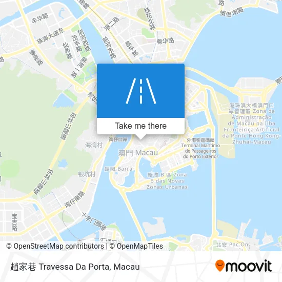 趙家巷 Travessa Da Porta map