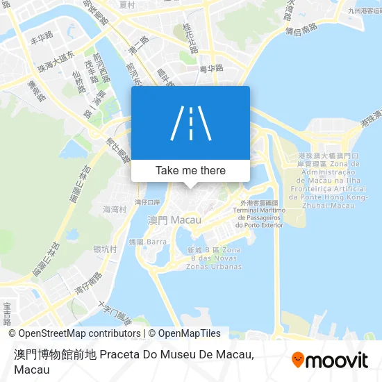 澳門博物館前地 Praceta Do Museu De Macau map