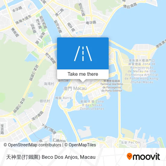 天神里(打鐵圍) Beco Dos Anjos地圖