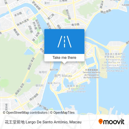花王堂前地 Largo De Santo António地圖