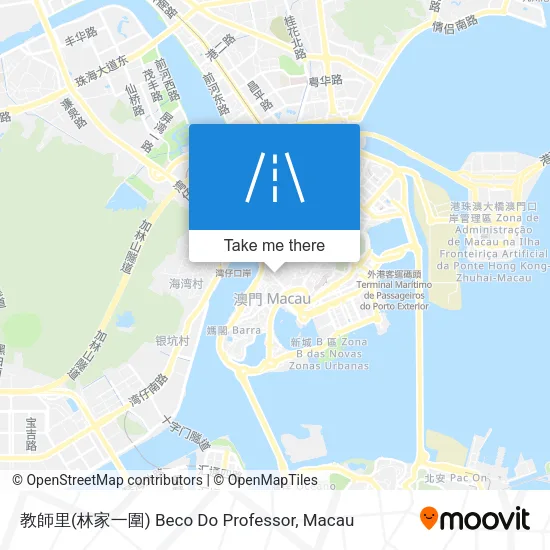 教師里(林家一圍) Beco Do Professor map