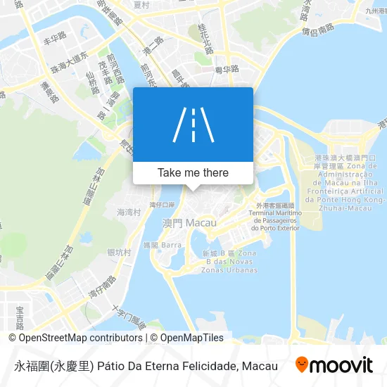 永福圍(永慶里) Pátio Da Eterna Felicidade地圖