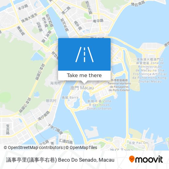 議事亭里(議事亭右巷) Beco Do Senado map