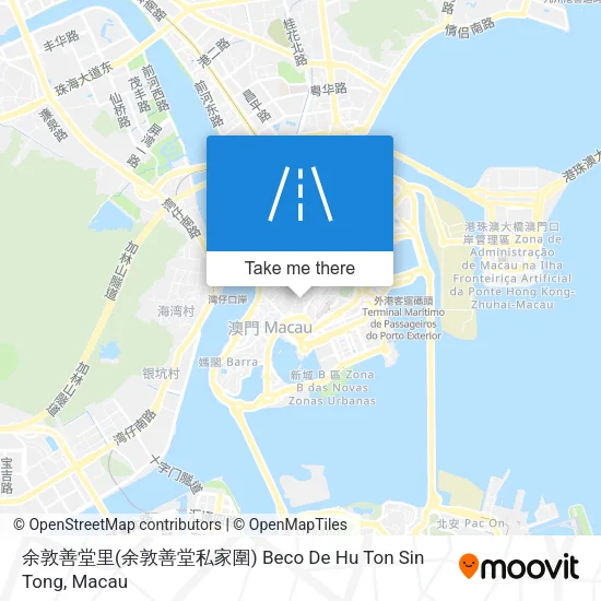 余敦善堂里(余敦善堂私家圍) Beco De Hu Ton Sin Tong地圖