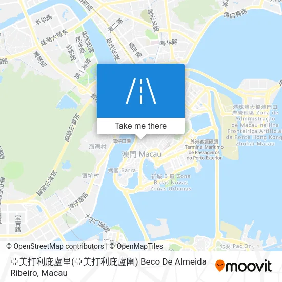 亞美打利庇盧里(亞美打利庇盧圍) Beco De Almeida Ribeiro地圖