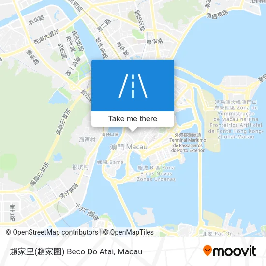 趙家里(趙家圍) Beco Do Atai map