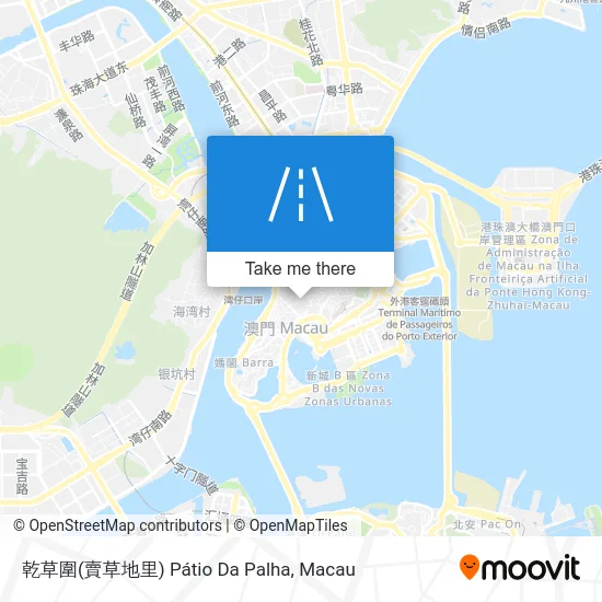 乾草圍(賣草地里) Pátio Da Palha map