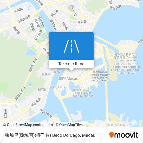 鹽埠里(鹽埠圍)(椰子巷) Beco Do Cego map